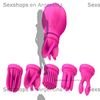Vibrador con accesorios estimulantes